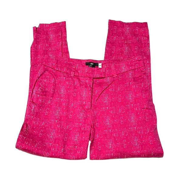 H&M Pants & Jumpsuits Hm Bright Pink Comfy Capri Crop Work Pants